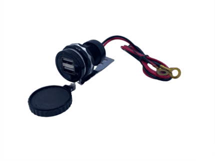 ΠΡΙΖΑ USB ΦΟΡΤΙΣΗΣ ΜΕ ΚΑΠΑΚΙ & 2 ΘΥΡΕΣ