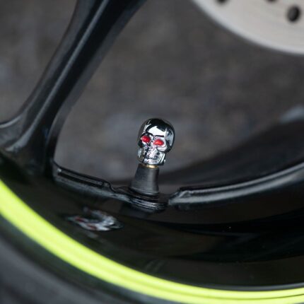 ΔΙΑΚΟΣΜΗΤΙΚΟ ΒΑΛΒΙΔΟΣ Skull Valve Caps Silver OX766 OXFORD (OF894S)